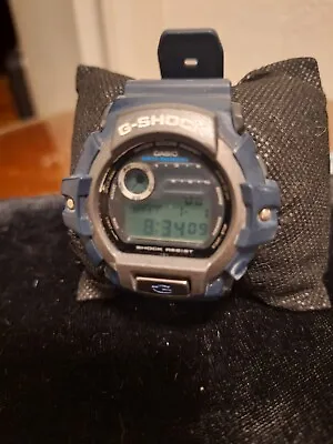 CASIO G-Shock 2278 G-2210 Module Men's 48mm Digital Watch Blue Vintage • $25