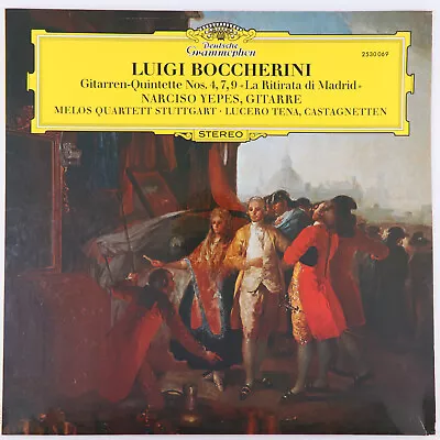 Melos Quartet Boccherini Guitar Quintets Nos. 4 7 9 - LP EU Copy DGG 2530 069 • $21.37