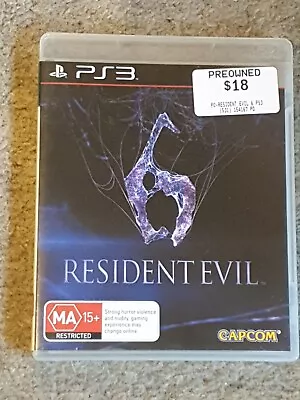 Resident Evil 6 PS3 Includes Manual. Free Tracking.  • $10.50