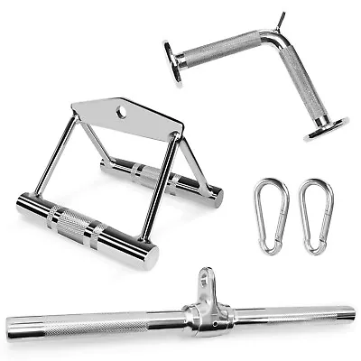 A2ZCare Cable Attachments: Double D Handle Rotating Straight Bar V Shaped Bar • $66.66