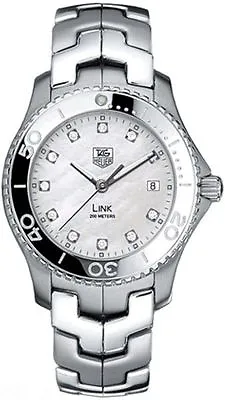 TAG Heuer Men's WJ1114.BA0570 Link Stainless Steel White Mother-of-pearl Diamond • $975