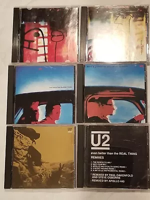 U2 CD Single And EP Lot Of 18 Some Rare Mostly 90's Great B Sides And Remixes • $95