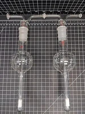 $95 • Buy LOT Pyrex ACE 7529 Smog Bubbler 24/40 12/5 Lab Glass Vacuum Trap Midget Impinger