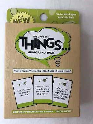 $11.99 • Buy The Game Of Things Expansion Pack New (Some Damage To Package)