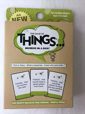 $11.99 • Buy The Game Of Things Expansion Pack New (Some Damage To Package)