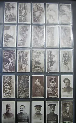VRARE Murray Sons & Co WAR SERIES L Full Set 25/25 Cards VG/EX 1916 • £74.99