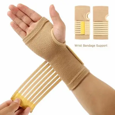 £4.95 • Buy Hand Wrist Brace Support Strap Carpal Tunnel Splint Arthritis Sprain Stabilizer