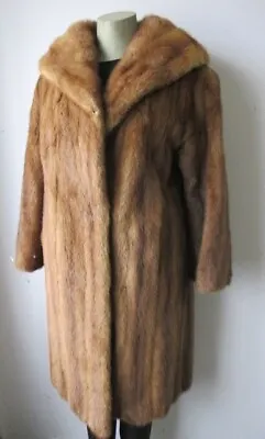 Women's Sz 12  Beautiful Mink Fur Coat MINT++ CLEARANCE SALEE 💰 • $275