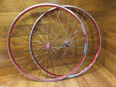 Ritchey Aero Pro Road 8 9 10 Speed 700c Clincher Wheel Set - Red Anodized • $299.99