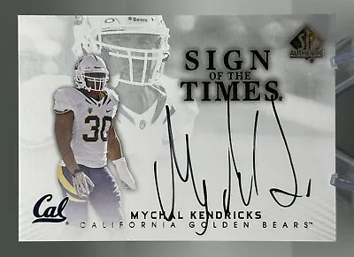 2012 UD SP Authentic Sign Of The Times Mychal Kendricks RC Auto #ST-MY • $4.99