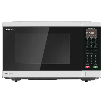 Sharp SM327FHW 32L Inverter Microwave Oven 1200W Flatbed Kitchen/Food Black • $389