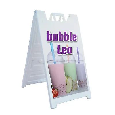 A-frame Sidewalk Bubble Tea 24  X 36  Double Sided A-Frame Sidewalk Sign • $44.99