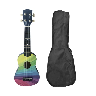 $46.62 • Buy 21-inch  Soprano Ukulele With Gig Bag 4 Strings Basswood Plywood Y0E5