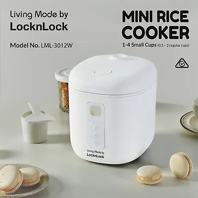 Living Mode By LocknLock LML-3012W Mini Rice Cooker 1-4 Small Cups • $149