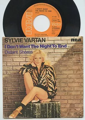 Rare Disco 45 & Picture Sleeve - Sylvie Vartan - I Don't Want The Night To End • $9.99