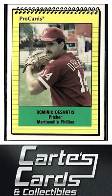 Dominic DeSantis 1991 ProCards #3446  Martinsville Phillies • $1.95