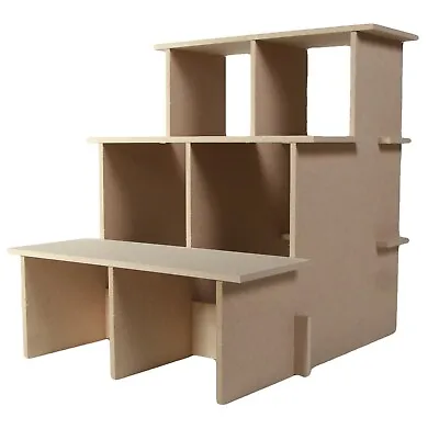 3 TIER DISPLAY STORAGE-POS TABLE DISPLAY UNIT STAND FOR RETAIL COUNTER - NO Glue • £17.95