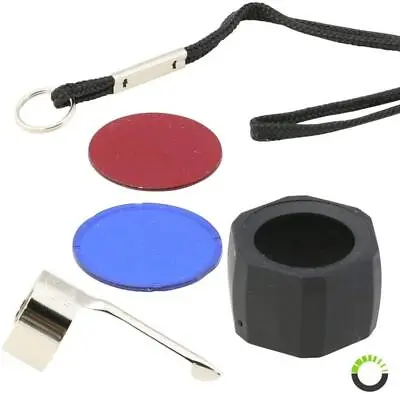 Mini Maglite AA Accessory Pack With Multicoloured Lenses And Replacement Bulb • £13.27