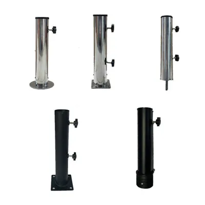 $35.08 • Buy Parasol Base Stand Accessories Tube Bolt Down Holder DIY Umbrella Sunshade Stand