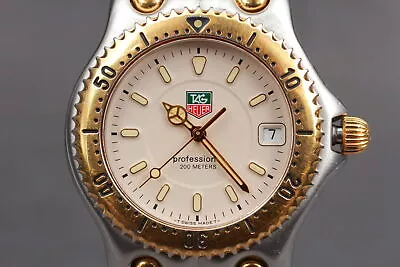 [Exc+5] TAG Heuer S/el WG1121-0 200M Gold & Silver Quartz Men's Watch From JAPAN • $685.75