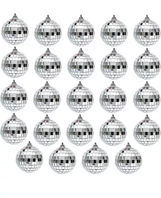 24 Pcs Christmas Ornaments Mini Disco Ball Party Decorations Mini Christmas Ball • $12.99