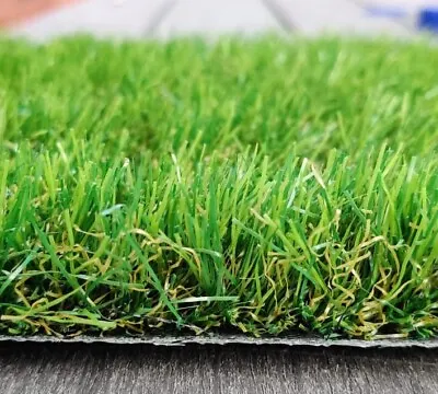 £0.99 • Buy 35mm Cobra - Budget - Artificial Grass Astro Cheap Lawn Fake Turf 2m 4m 5m Wide