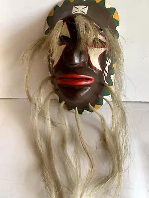 Mexican Sonora Mayo Yaqui Yoeme Pascola Pascua Ethnographic Folk Art Wood Mask • $59.99