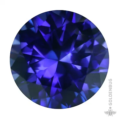 Genuine Sapphire Round Cut Top Quality Blue Corundum Created Loose Gemstone EU • $11