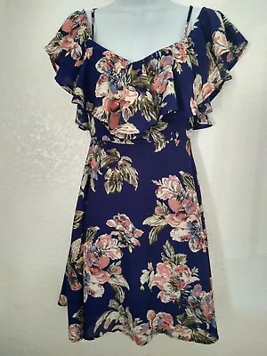 Uptown American Dress Womens Size Small  Casual Floral #45 • $12