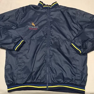 Vintage Bencysports Exercise Suit Jacket XL Blue Full Zip Warm Up Jacket  • $19.99