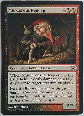 MTG Murderous Redcap Modern Masters 192/229 Regular Uncommon • $1.89