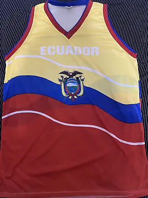 Ecuador National Team Jersey Tank Top World Cup Qatar 2XL-3Xl • $15