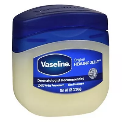 Vaseline 100% Pure Petroleum Jelly Original Skin Protectant 1.75 Oz By Vaseline • $7.62