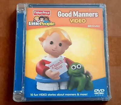 Good Manners Video / Fisher Price The Little People (DVD 10 Fun Stories..) NEW • $16.58