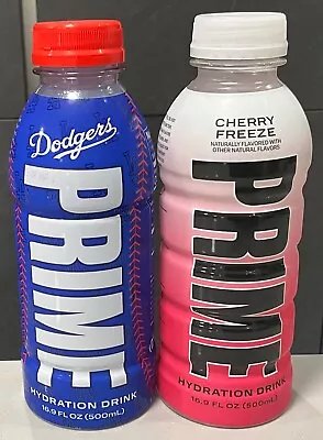 Prime Hydration Cherry Freeze & LA Dodgers V2 Bottle Rare USA Import New Flavour • £16.99