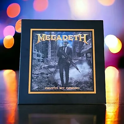 Megadeth Death By Design 4-LP Transparent Vinyl Box Set Signed By Dave Mustaine • $169.99