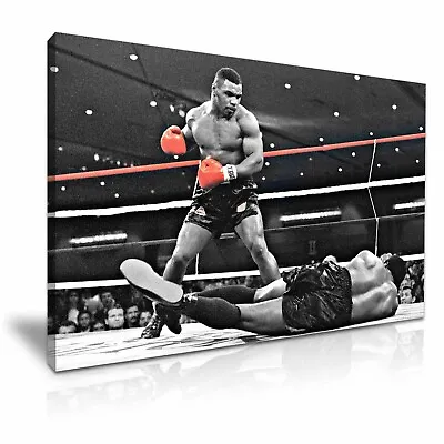 Mike Tyson Greatest Hit Knock Out Modern Art Canvas Print~ 5 Sizes  • £16.99
