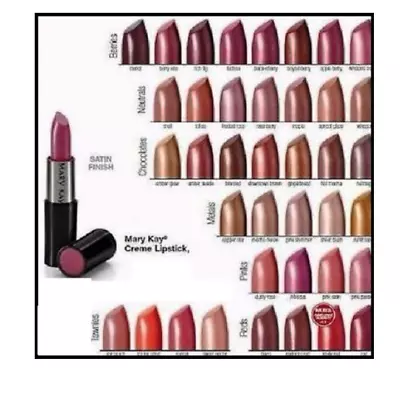 Mary Kay Gel Semi-shine Lipstick  Choose Your Shade   New In Box   Ships Free • $15.95