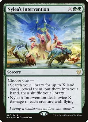 MTG Magic The Gathering Nylea's Intervention (188/412) Theros Beyond Death LP • $1.45