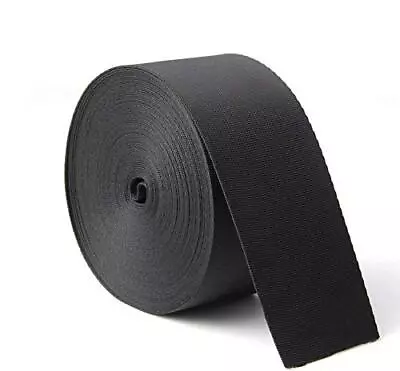 10 Yards 2 Inch Wide Black Nylon Heavy Duty Webbing Strap • $9.76