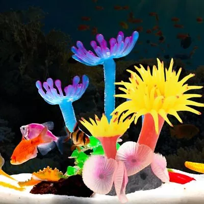 Accessories Artificial Coral Fish Tank Decoration Fake Coral Coral Reef Stone • £5.44