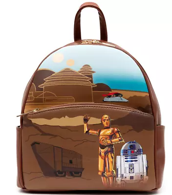 Danielle Nicole Disney Star Wars Mini Backpack Droids C-3PO And R2-D2 Characters • $39.99