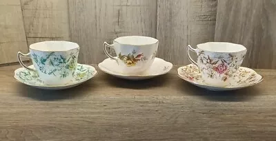 VTG Rosina Tea Cup & Saucer Collection 4883- 4999 Floral Design Free Shipping  • $48.18