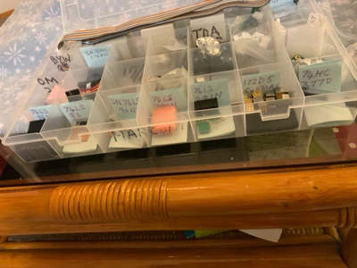 £6.50 • Buy 2 Plastic Boxes Of Marconi/ Ifr  Radio Components. Numerous