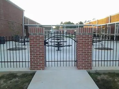 Ornamental Iron Walk Entry Gate 4 Ft WD SS Fence Commercial Residential Security • $695