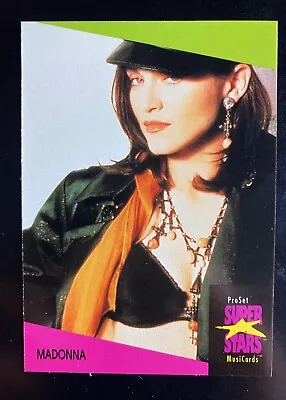 Madonna Trading Card 1991 Pro Set SuperStars MusiCards UK  #81  • $3