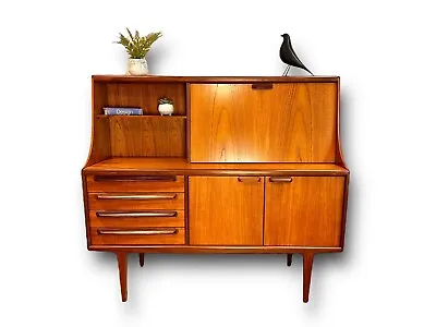 A Younger Sideboard Highboard Bookcase Bar Mid Century Teak 1960s G Plan Era • £500