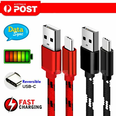 $7.99 • Buy Fast Charging Type C Charger Cable Samsung Galaxy Note 20 10 9 8 S8 S9 S10 Plus
