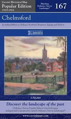 Chelmsford (Cassini Popular Edition Historical Map) • £12.99