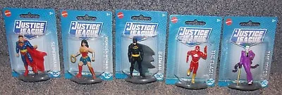 DC Comics Lot Of 5 Justice League Figures Or Cake Toppers New In The Packages • $42.71